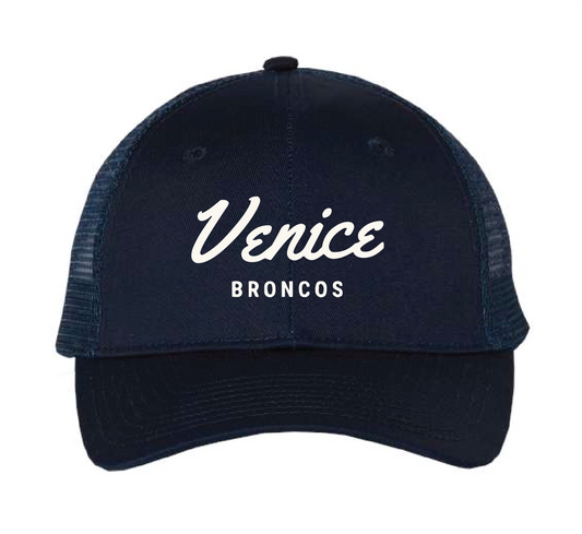 Classic Venice Broncos Trucker Cap (Navy)